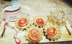 可愛い! 薔薇のひとくちアップルパイ♥✨