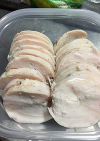ウエスト締-タンパク質-簡単 鶏むねハム