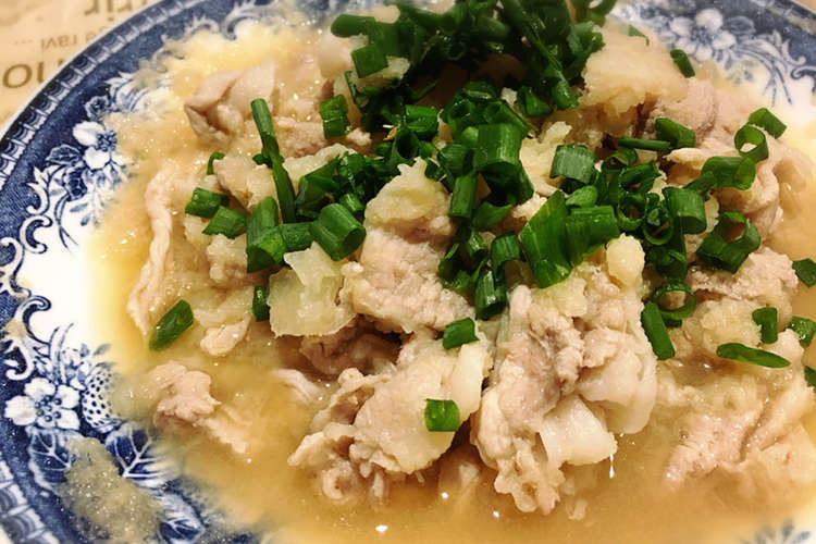 簡単ヘルシー レンチン豚こまおろしポン酢 レシピ 作り方 By あさコロモ クックパッド 簡単おいしいみんなのレシピが356万品
