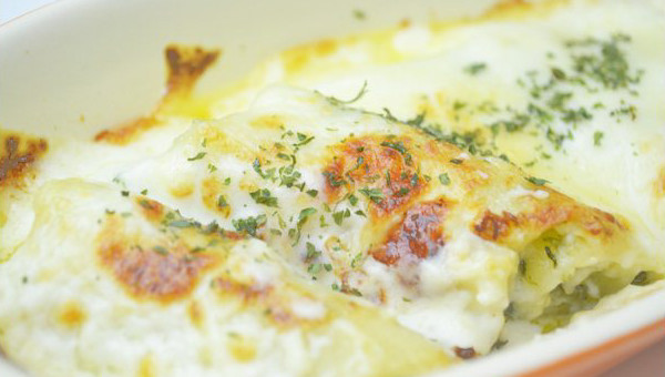 ソーセージと冬野菜のカネロニのレシピ