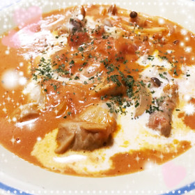 簡単♪絶品!!トマトクリーム煮込み♡