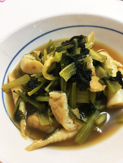 超簡単☆小松菜とタケノコのお浸しの写真
