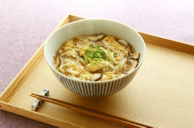甘酒としょうがのかきたまうどん