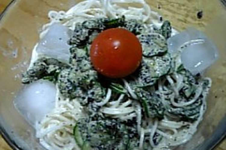 ごまときゅうりのそうめん レシピ 作り方 By Tmyk クックパッド 簡単おいしいみんなのレシピが356万品