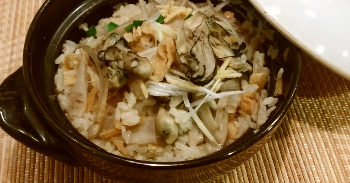 牡蠣ご飯 くばら あごだしレシピ by ともたろうげんき 【クックパッド】 簡単おいしいみんなのレシピが354万品