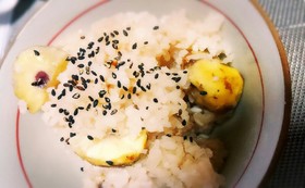 簡単!炊飯器で炊く、栗ご飯♪