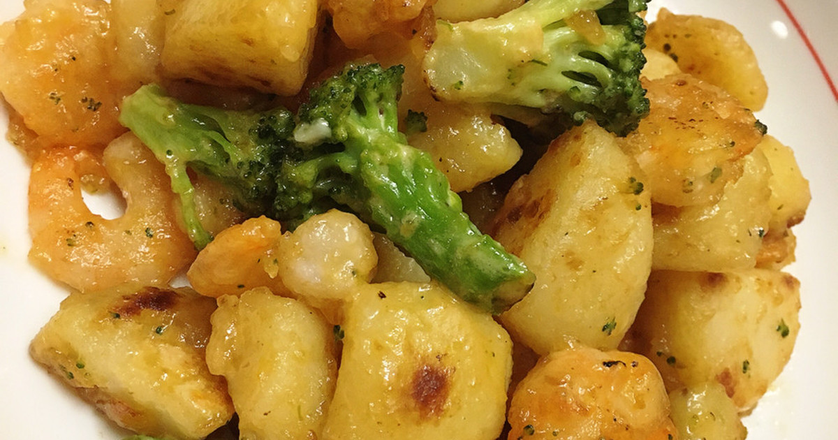 じゃがいもとエビのマヨだれ炒め by sechannn 【クックパッド】 簡単おいしいみんなのレシピが355万品