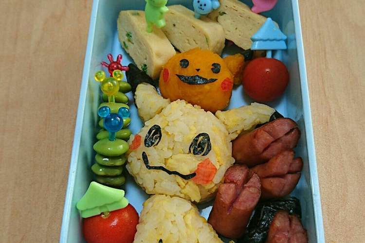 キャラ弁 ミミッキュ ポケモン レシピ 作り方 By かのこ714 クックパッド