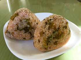 ☆博多辛子高菜 ケチャップ おにぎり
