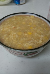 中華風かきたまコーンスープ