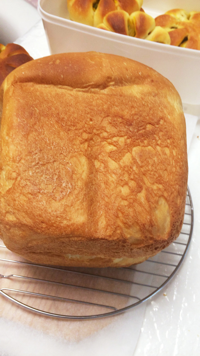 象印ホームベーカリー焼き方調整食パンの画像