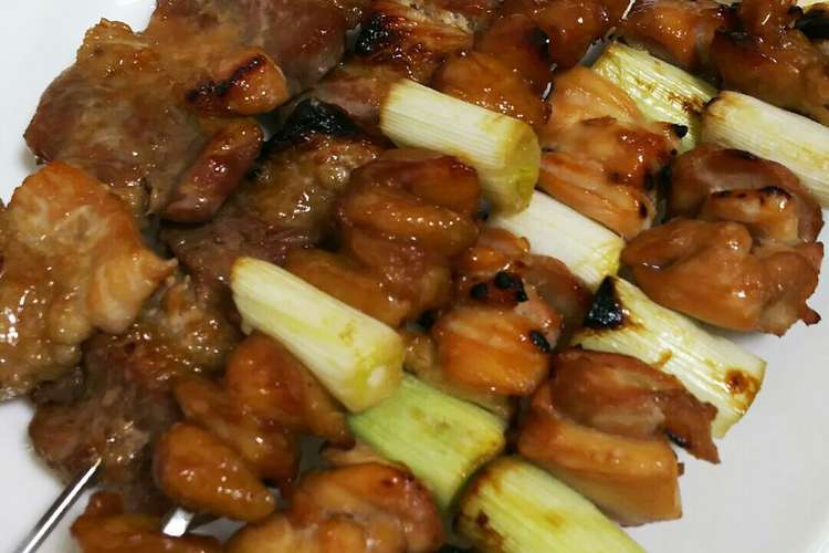 焼き鳥のタレ 豚バラの串焼き 炒め物に レシピ 作り方 By Pokoぽん 彡 クックパッド