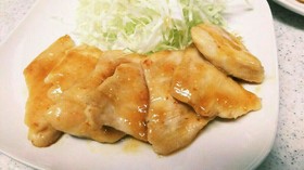 簡単~鶏むね肉のピリ辛味噌照り焼き