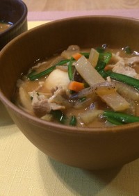 宮崎県産乾し椎茸と野菜たっぷり豚汁