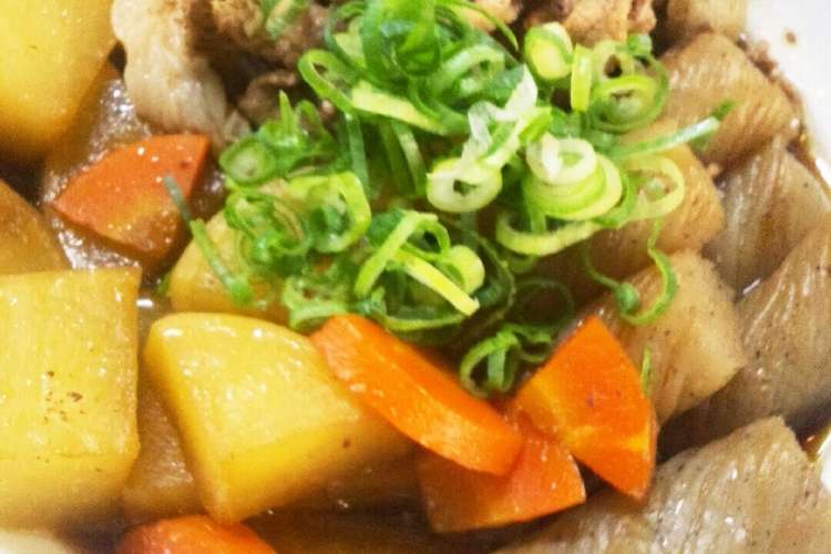 伊勢うどんつゆで 豚コマ 大根の煮物 レシピ 作り方 By Hiroko165 クックパッド