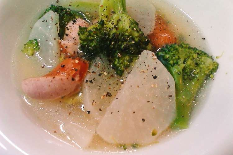 大根とブロッコリーのあんかけ中華スープ レシピ 作り方 By フリージア クックパッド 簡単おいしいみんなのレシピが375万品