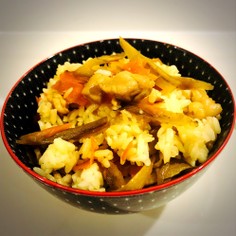 鶏ごぼうごはん