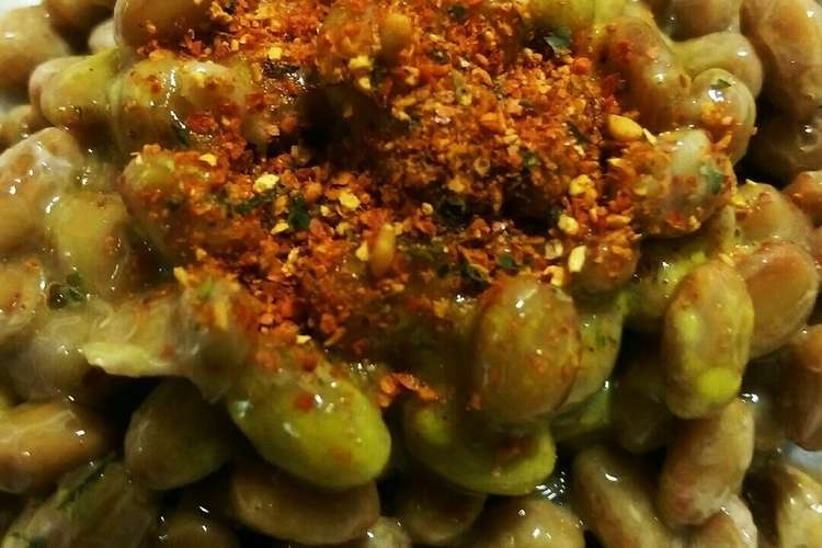 納豆 七味でカプサイシン 旨辛アレンジ レシピ 作り方 By きつねどんべい クックパッド 簡単おいしいみんなのレシピが354万品