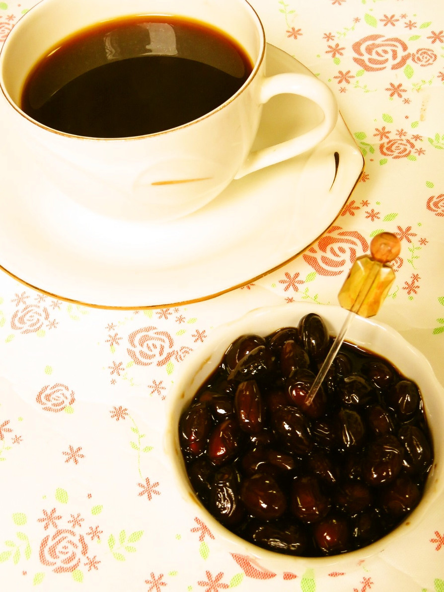 ☺洋風おせち♪簡単はちみつコーヒー黒豆☺の画像