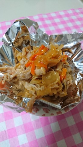 お弁当。豚肉玉ねぎ味噌炒め