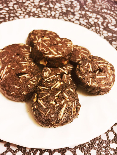 糖質制限◆大豆粉ココアアーモンドクッキーの写真