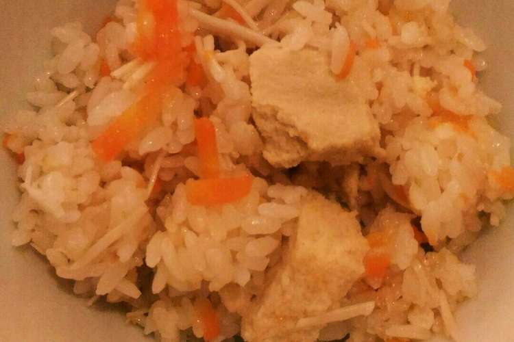 我が家の定番 高野豆腐の炊き込み御飯 レシピ 作り方 By 優香 クックパッド 簡単おいしいみんなのレシピが355万品