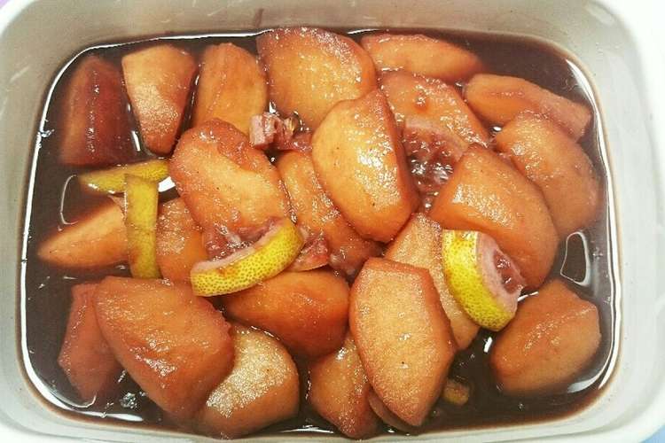 田舎風 りんごの赤ワイン煮 レシピ 作り方 By シュー Shiba クックパッド 簡単おいしいみんなのレシピが356万品