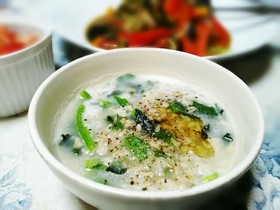健康的にダイエット*オートミール中華粥