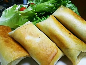 マックの味?ベーコンポテト春巻き☆