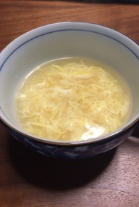 忙しい朝はコレ★超簡単ふわふわ卵スープ