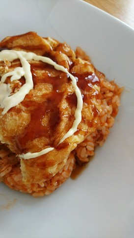 兄貴に感謝☆簡単時短大好物オムライス!