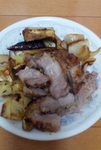 豚肉と野菜の塩麹ロースト