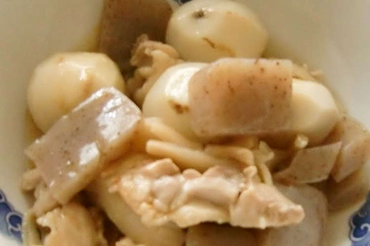 穂先メンマやわらぎで 里芋と蒟蒻の煮物 レシピ 作り方 By 小世界 クックパッド 簡単おいしいみんなのレシピが352万品