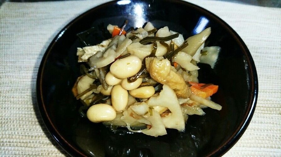 大豆と野菜の旨煮の画像