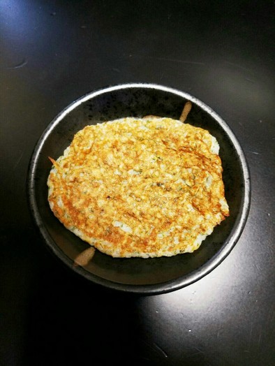 離乳食に！混ぜて焼くだけ！納豆山芋お焼きの写真