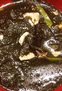 黒ごまたっぷり海苔スープ