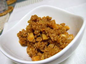トマト丸ごと使用!!ヘルシー肉味噌♪