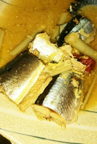 秋刀魚のピリ辛煮