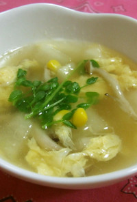 冬瓜のかき玉スープ