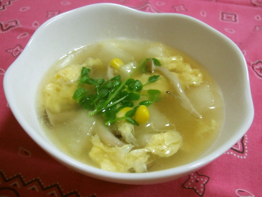 冬瓜のかき玉スープの画像