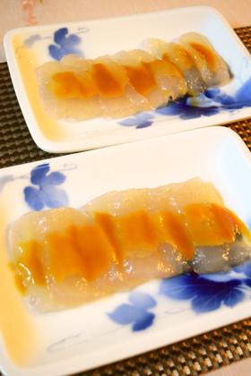 簡単☆刺身こんにゃくのタレ