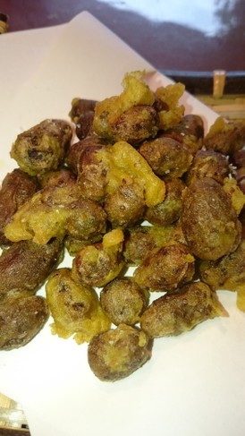 むかごのフリッター(カレー風味)