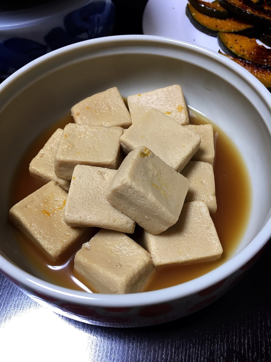 美味しい★かぼちゃの煮汁で高野豆腐の画像