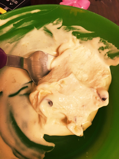 バナナチョコチップアイスクリームの写真