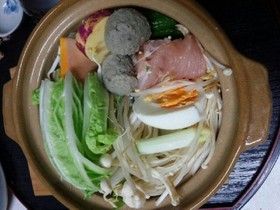 鶏鍋(血管プラークダイエット食972)