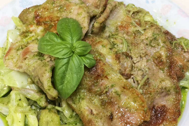 生姜焼き用豚肉を使って 豚肉のバジル焼き レシピ 作り方 By 空耳ママ クックパッド