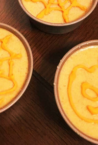バターナッツかぼちゃのハロウィン用プリン
