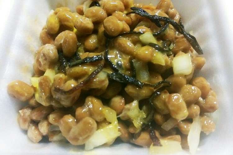 納豆薬味は梅塩昆布と玉ねぎ 納豆アレンジ レシピ 作り方 By きつねどんべい クックパッド 簡単おいしいみんなのレシピが352万品