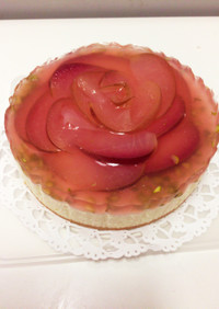 りんごの花＊レアチーズケーキ