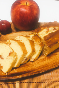 林檎とクリームチーズのパウンドケーキ